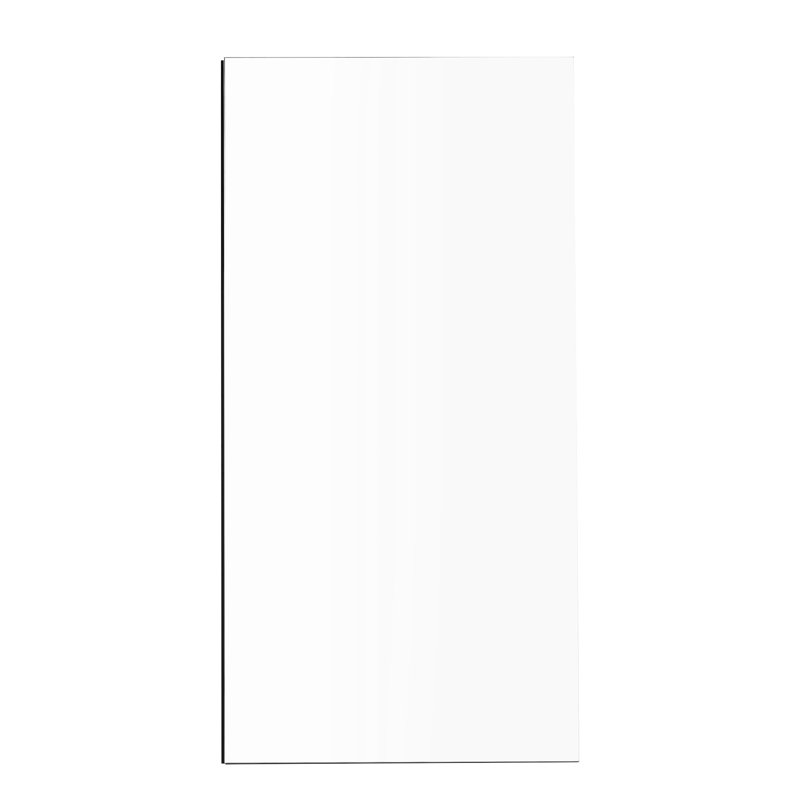 Rangement pour miroir de salle de bain 18 po x 36 po - Noir mat, aluminium, verre transparent, espace de rangement suffisant pour armoire à pharmacie murale 18 x 36