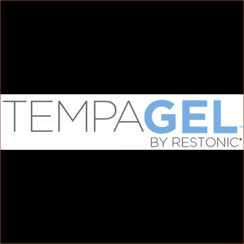 Grand matelas en mousse viscoélastique TempaGel - double refroidissement, support central merveilleux