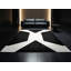 Tapis noir à motif géométrique lavable à la machine Manhasset-527481227