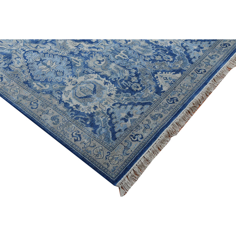 Ikat Area Rug, Rectangle 8' x 10'