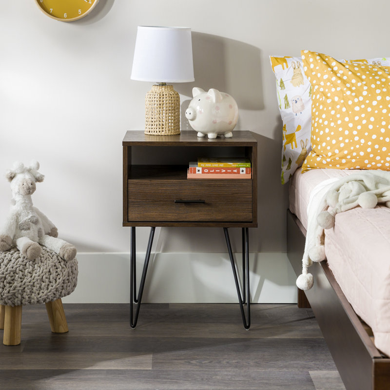 Amryis End Table, Dark Walnut