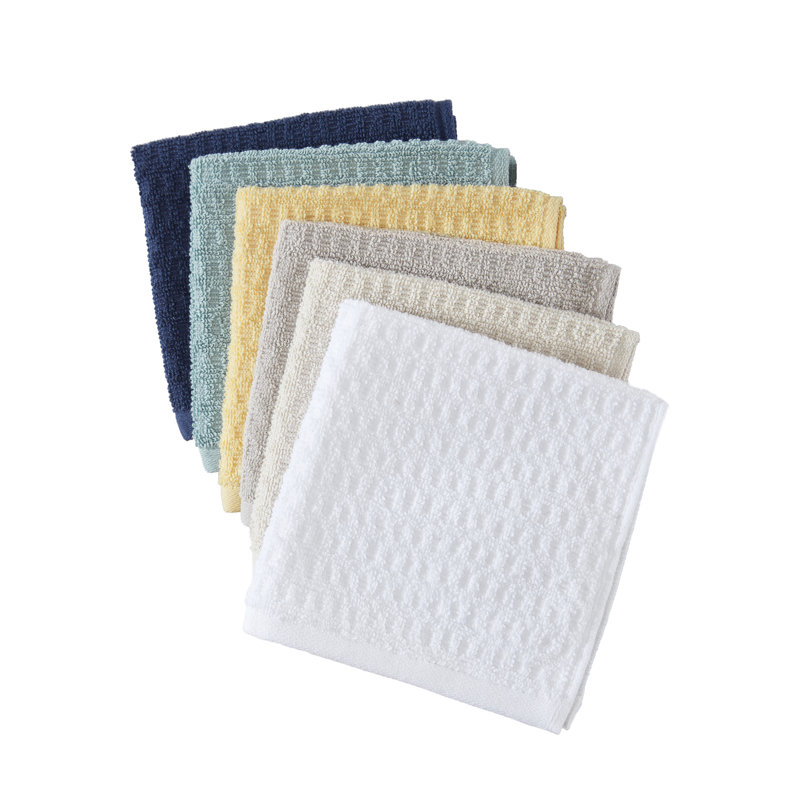 Northern Pacific Washcloth Set, White