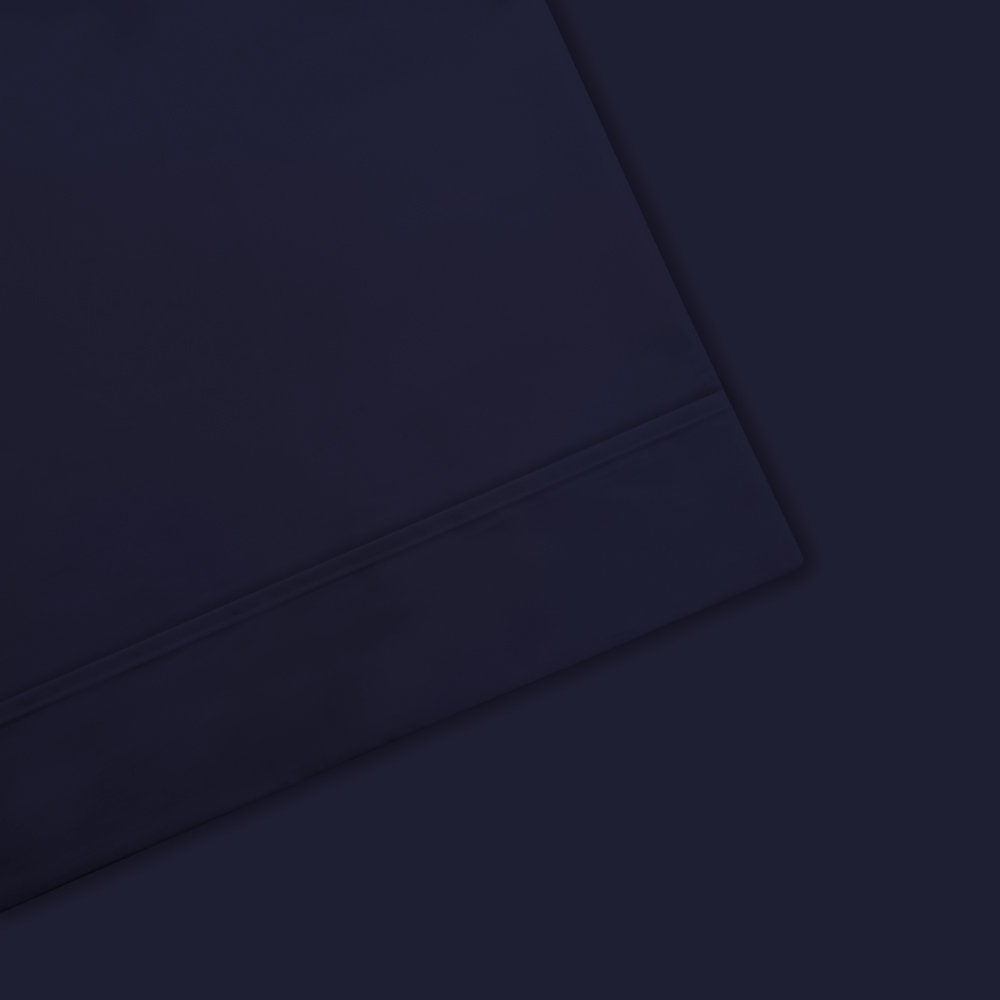 Kal Cotton Sheet Set, Queen, Navy