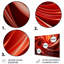 Orange et rouge abstrait spirale Dreamscape II - spirales abstraites en métal-1816799850