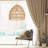 Turbeville 1 - Light Rattan Dome Pendant-803197971