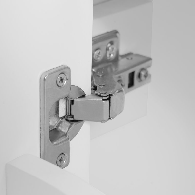 Meuble-lavabo 24 po avec lavabo en céramique Tarna, Blanc