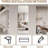 60"X 15" Inch Full Body Round Corner Mirror For Living Room Bedroom Cloakroom Wall Hanging With Hanging Hole High Quality 5Mm Silver Mirror  Explosion-Proof Glass-1037665457