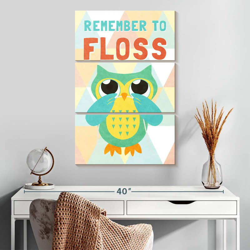 Brampt Remember To Floss, 32" H x 20" W