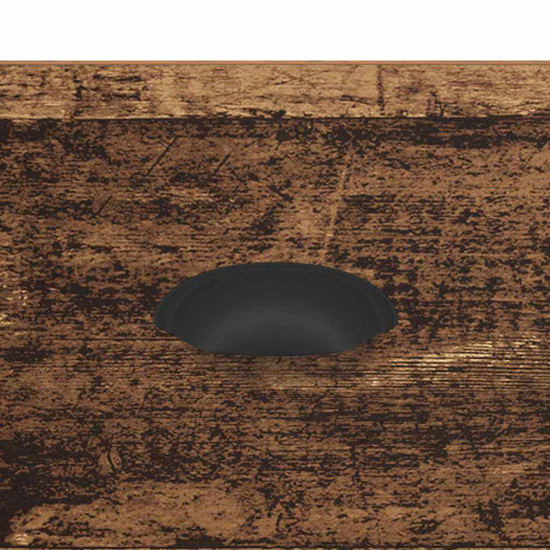 43cm W Manufactured Wood Bedside Table, Old Wood