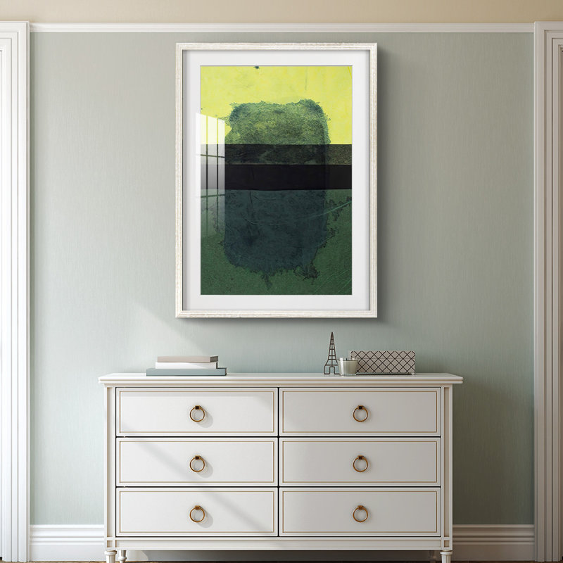 Souvenirs de Rothko III - impression encadrée, H 19,5 po x l 16,5 po, Blanc