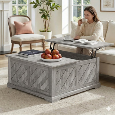 Table basse avec rangement Nilla