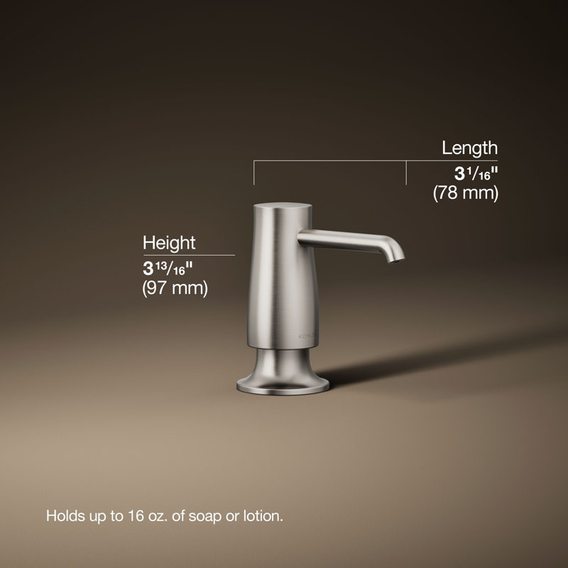 Soap/Lotion Dispenser, Vibrant Stainless