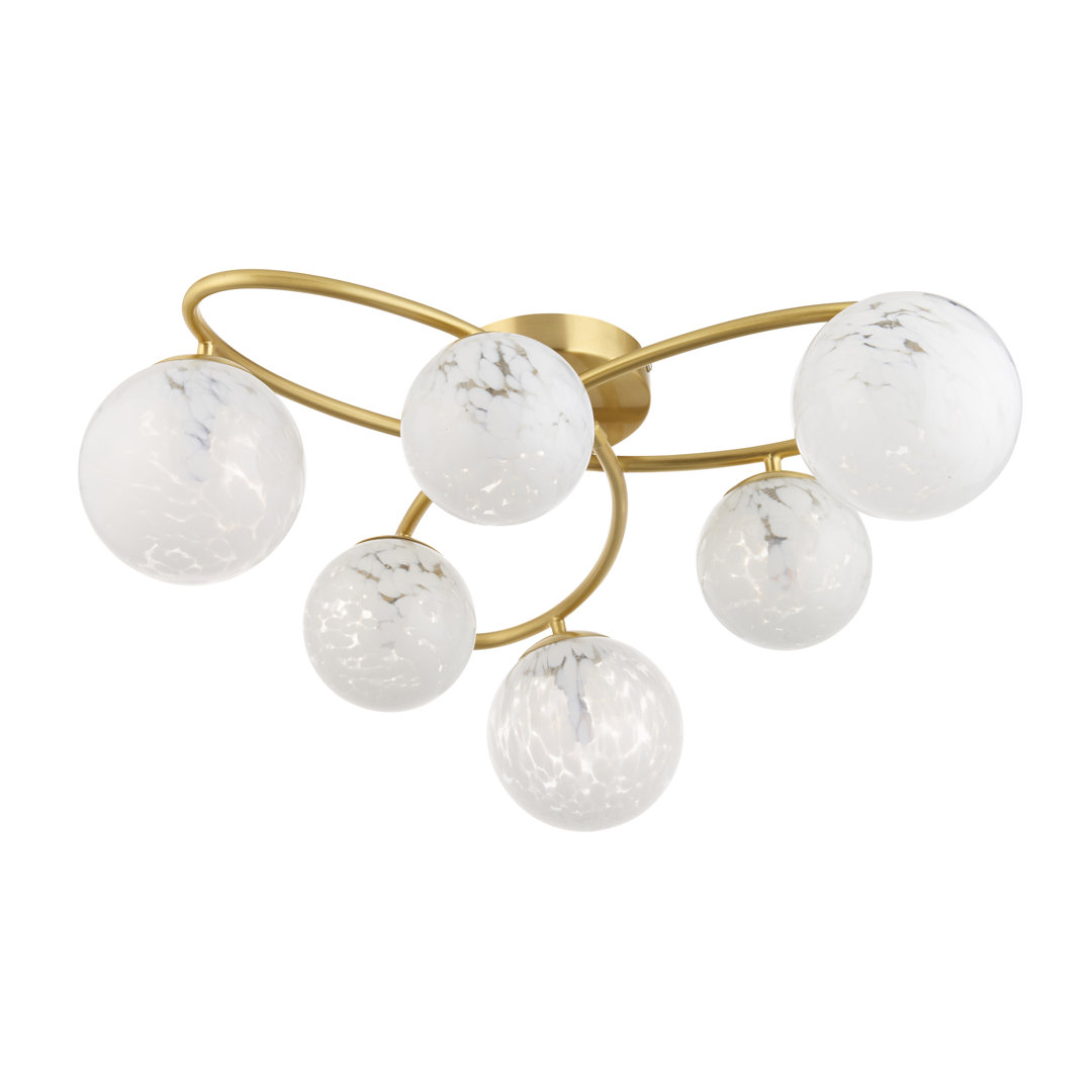 Cassye 6-Light Semi Flush Mount