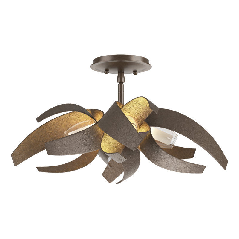 Corona 4 - Light Semi Flush Mount, Bronze