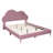 Upholstered Cloud-Shape Bed ,Velvet Platform Bed-1784554124-1784554125