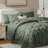 Bed-in-a-Bag Pinch Pleat Comforter Set with Bed Sheets & Down Alternative Pillows-115707325-115707303