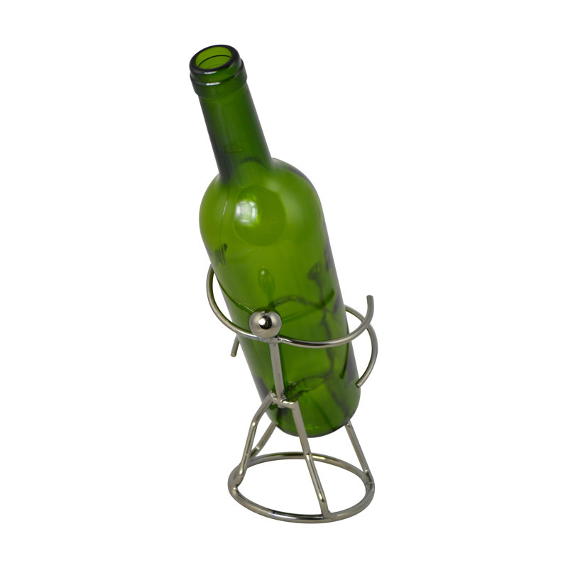 Couple Holding Bottle Wine Rack
