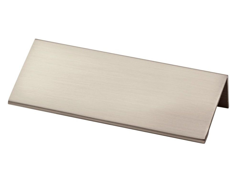 Modern Edge Pull, Satin Nickel, 3"