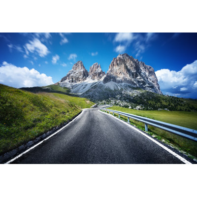 Highway Through Dolomites Valley by Sankai