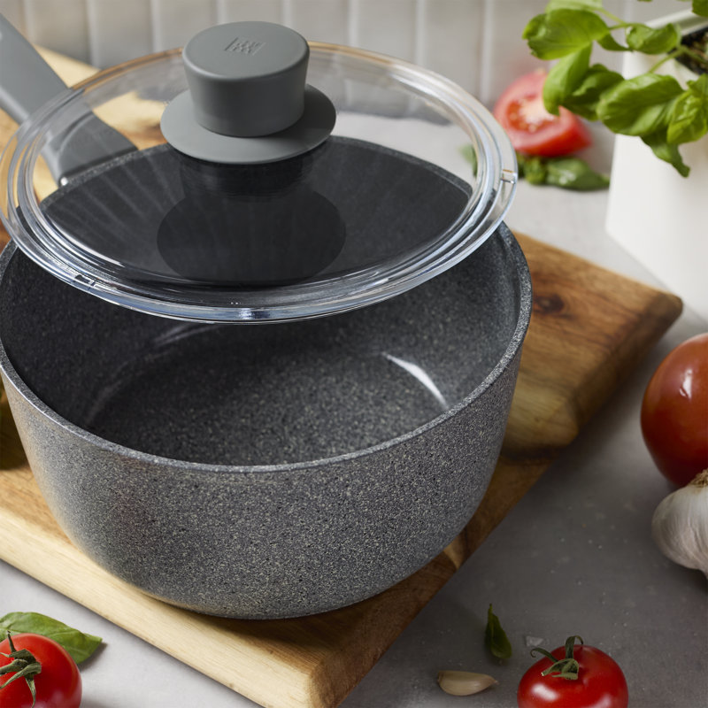 ZWILLING Parma Plus Ceramic 1.5-Qt Aluminum Ceramic Nonstick Saucepan + Lid