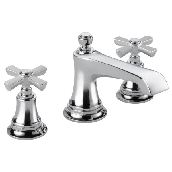 Rook® Widespread Lavatory Faucet, Polished Chrome, 1.2 GPM, Cross