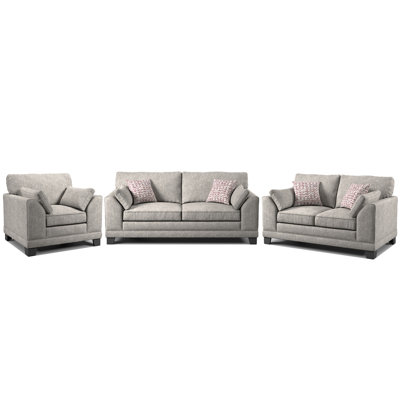 Atenas 3 - Piece Living Room Set