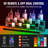 VEVOR LED Lighted Liquor Bottle Display Bar Shelf RF & App Control 30" 3-Step-93200044