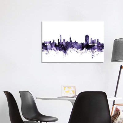 Lugano, Switzerland Skyline by Michael Tompsett - 1 Piece Wrapped Canvas Wall Art