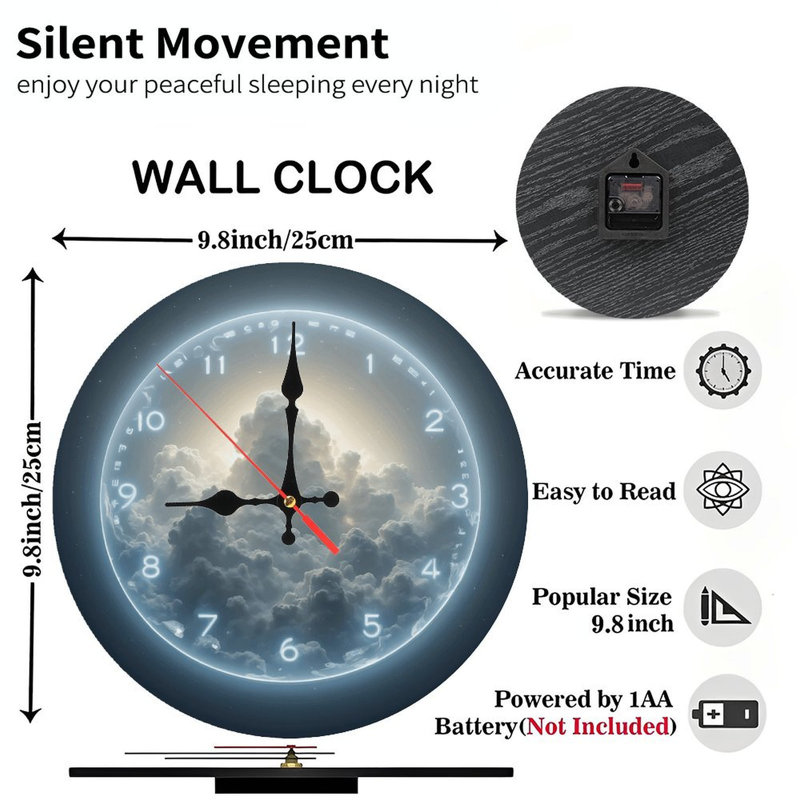 Elegant Cloud Clock