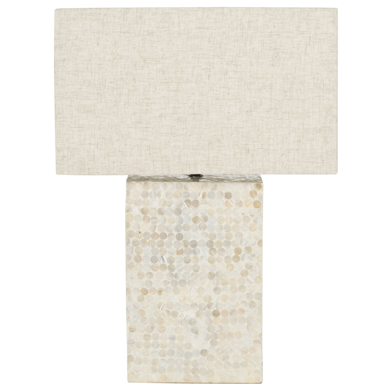 Lampe de table 16,5 "Regis, Ivoire ivoire