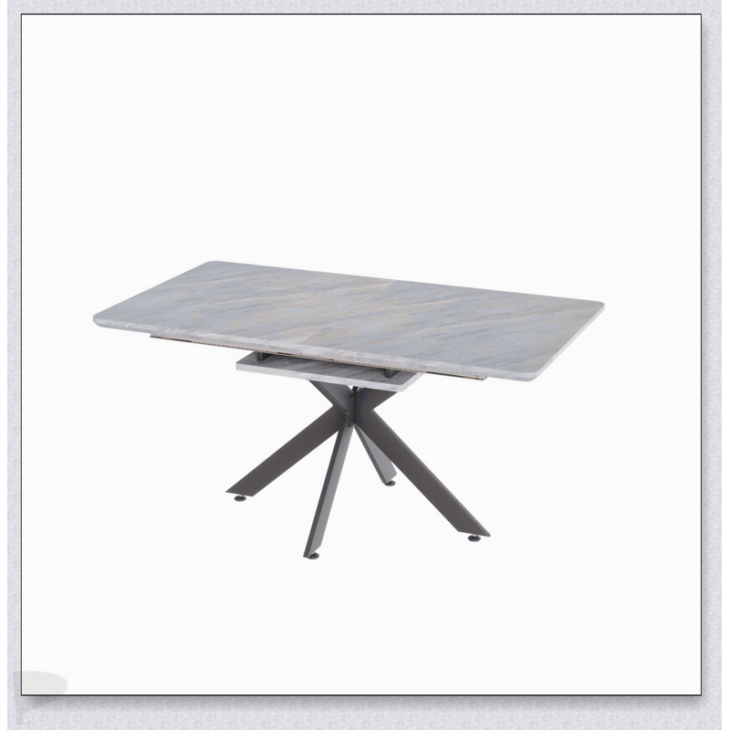 Table de salle à manger de 62,5 po, Gris
