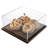 Acrylic Bread Box Wood Food Storage