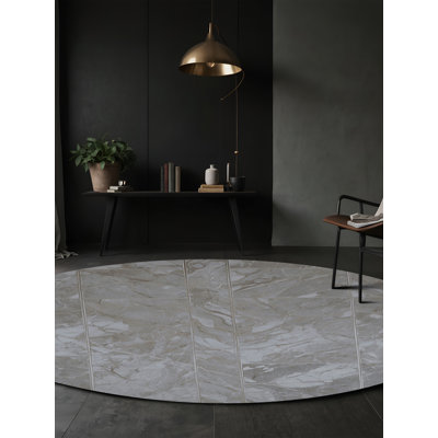 Tapis gris lavable à la machine
