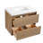 Wall-mounted Bath Vanity With Engineered Marble Top-1521156161-1521156172