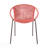 Quilla Stackable Steel Dining Chair With Intricately Woven Rope, Ideal For Indoor And Outdoor Use, Set Of 2