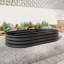 Grand lit de jardin surélevé ovale en métal pour plantes, légumes et fleurs-1601924381-1601924380