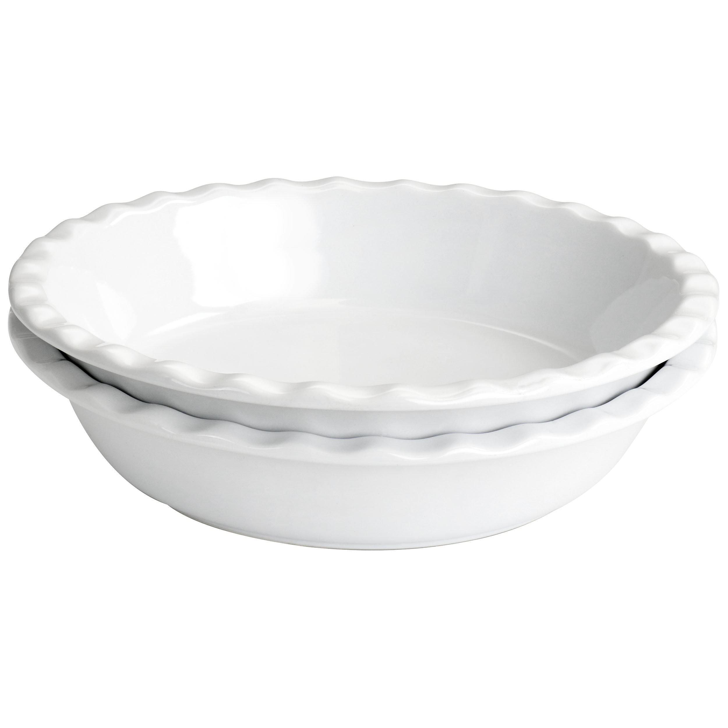 Martha Stewart Stoneware Pie Pan 9 White - Office Depot