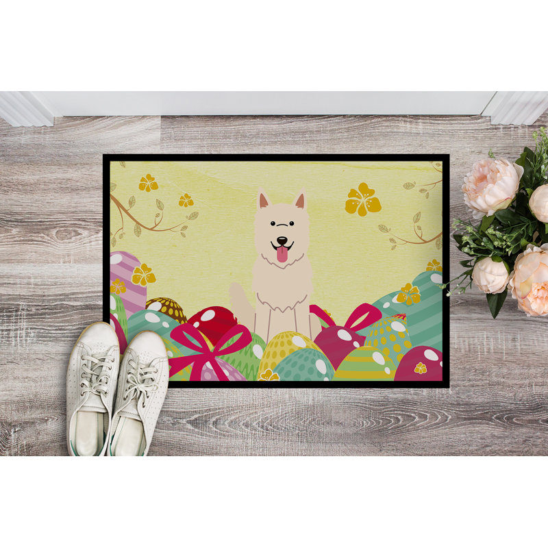 Saroyan Non-Slip Easter Outdoor Doormat, 18"Lx27"W