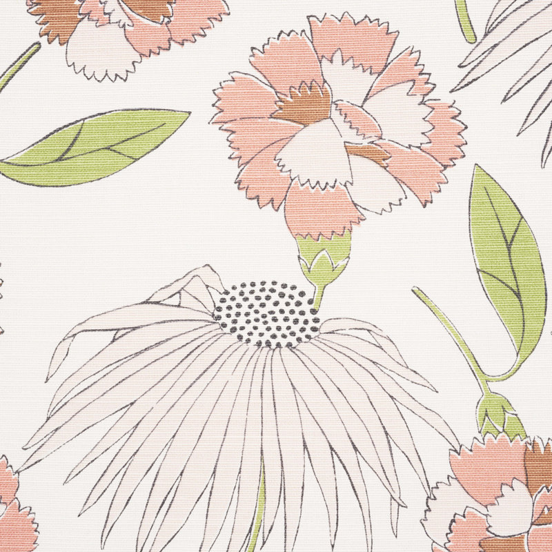Schumacher x Celerie Kemble Bouquet Toss Fabric, Fawn