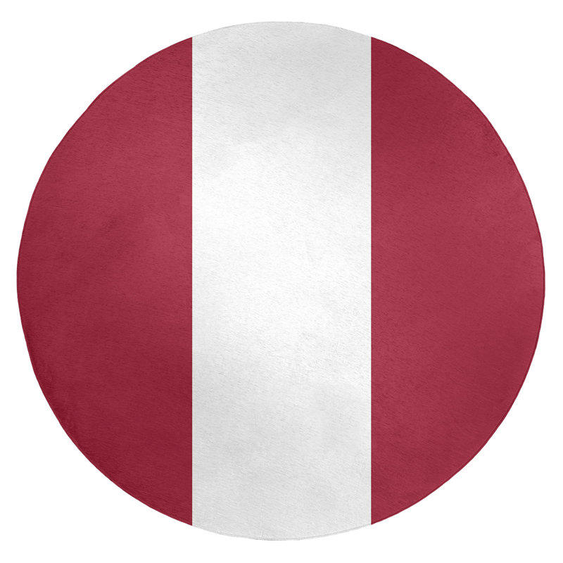 Tapis de zone rouge, Rond 5 pi