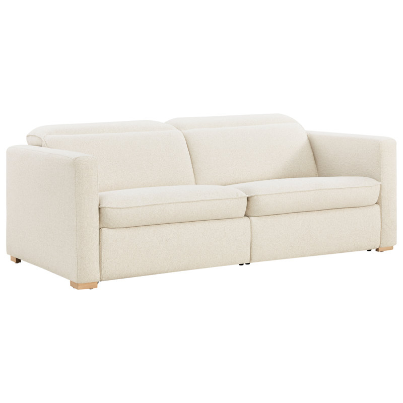 Canapé inclinable électrique 2 pièces Becki Owens pour Joss & Main avec appui-tête ajustable, Lena Linen Polyester