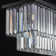 Dimmable Tiered Rectangle Chandelier With Crystal Accents