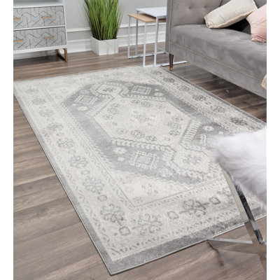 Tapis gris clair Gabriel