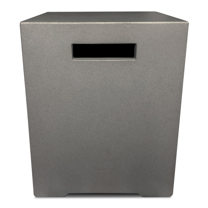 Couvre-réservoir de propane avec foyer d’extérieur Hermit, Ardoise
