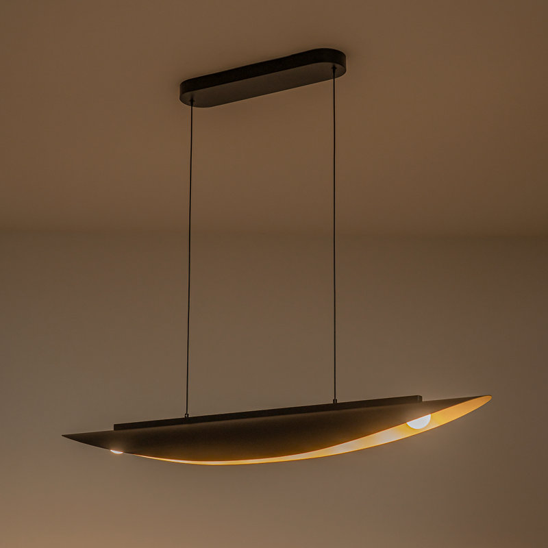 Luminaire suspendu linéaire à DEL à intensité variable de 47 po Robbie, 47-in