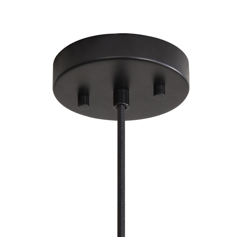 Hanrahan 3 Light Pendant in Light Walnut, Brun