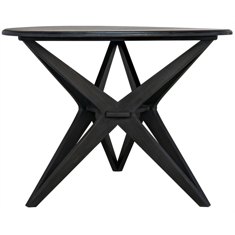 Victor Round Solid Wood Dining Table