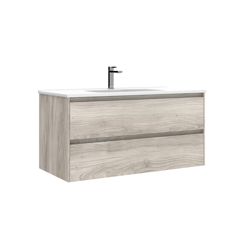 Perla 40'' W Single Vanity, Gray Pine