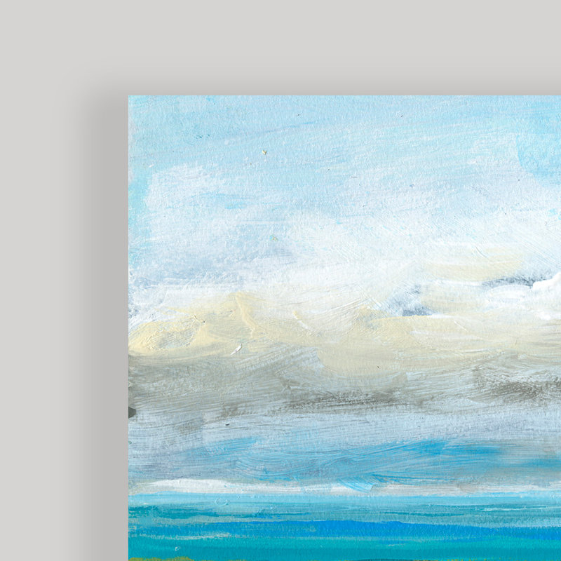 " Clearsky " by Dana McMillan, 12" H x 12" W x 1.5" D
