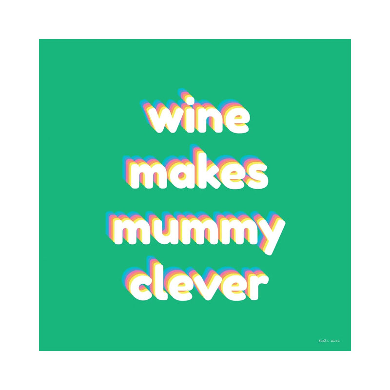 Wine by Kirstin Wood - Wrapped Canvas Print, 30.48 cm H x 30.48 cm W
